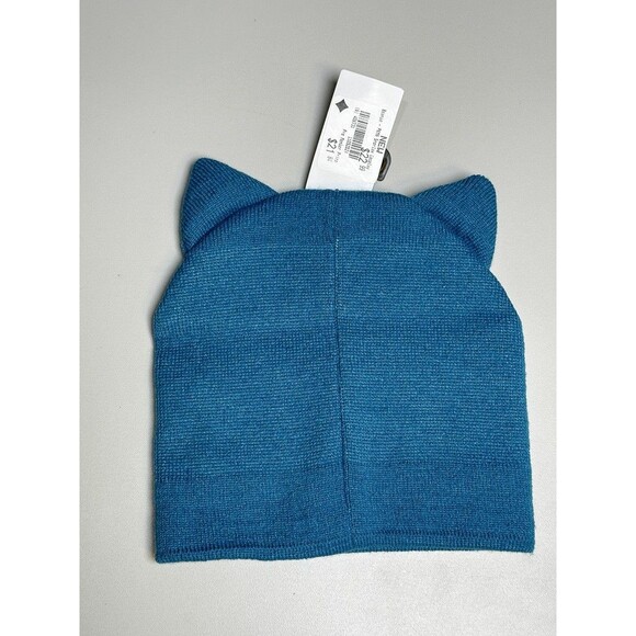 Pokémon Snorlax Sleepy Face Beanie Hat – Blue Knit Adult Size - Picture 4 of 7